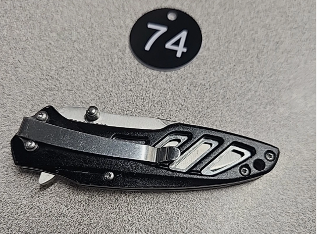 Folding Knife with Built in Pocket/Money Clip - Multi Function Tool